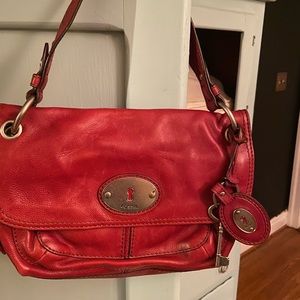 Vintage Executive Flip top Fossil Shoulder Bag